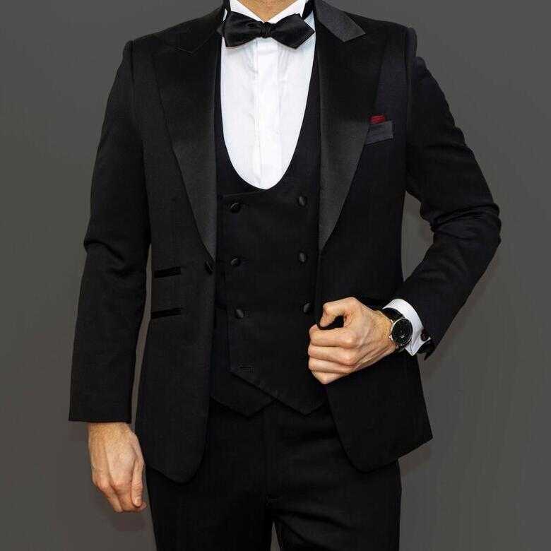 Black Shiny Suit Pant(formal)