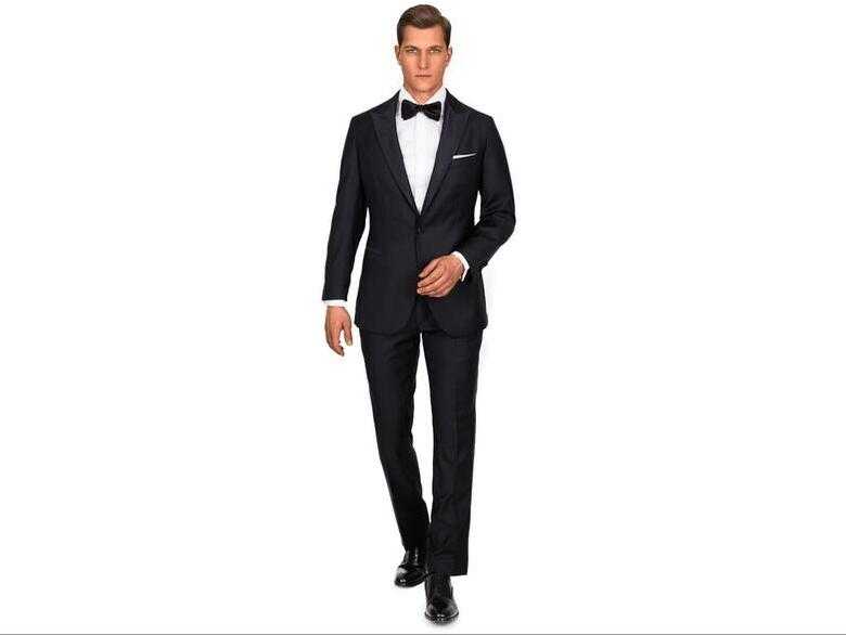 Black tuxedo full body