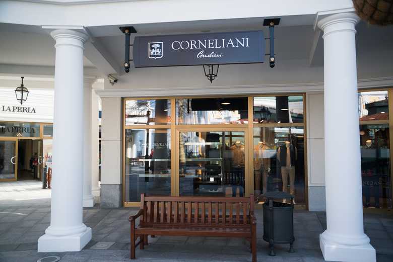 a Corneliani store