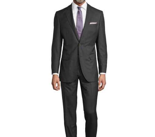 Young Men Light Gray Tight 2 Button Ultra Slim Fitting Suit 2 Piece