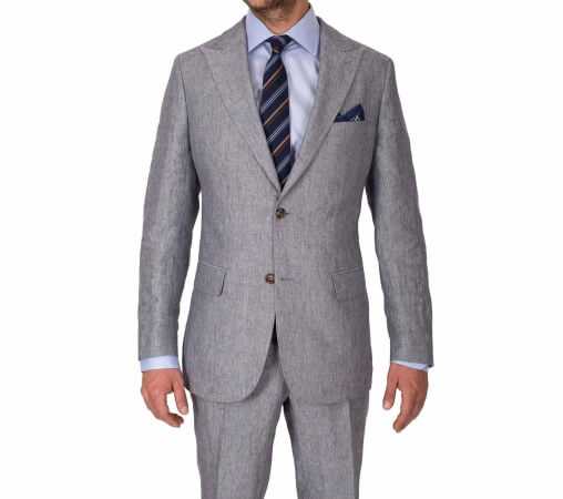 Gray Linen Suit