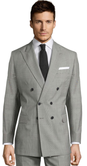 Six button double online breasted suit