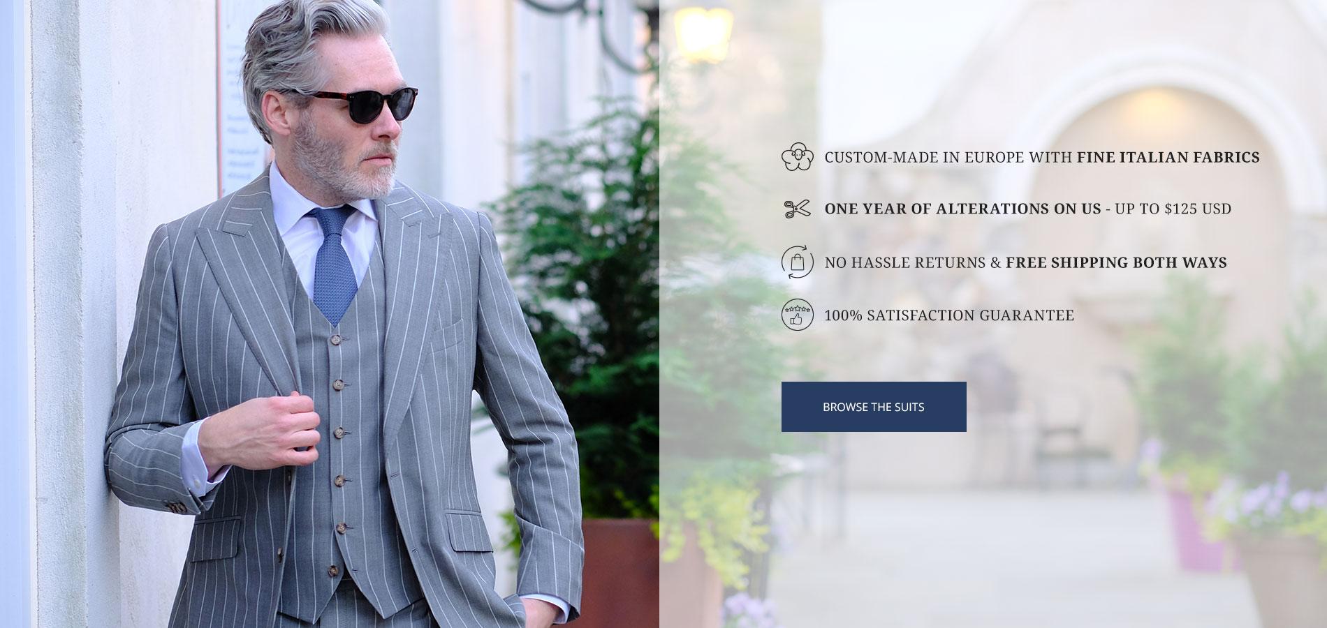 Men's Custom Suits Oliver Wicks