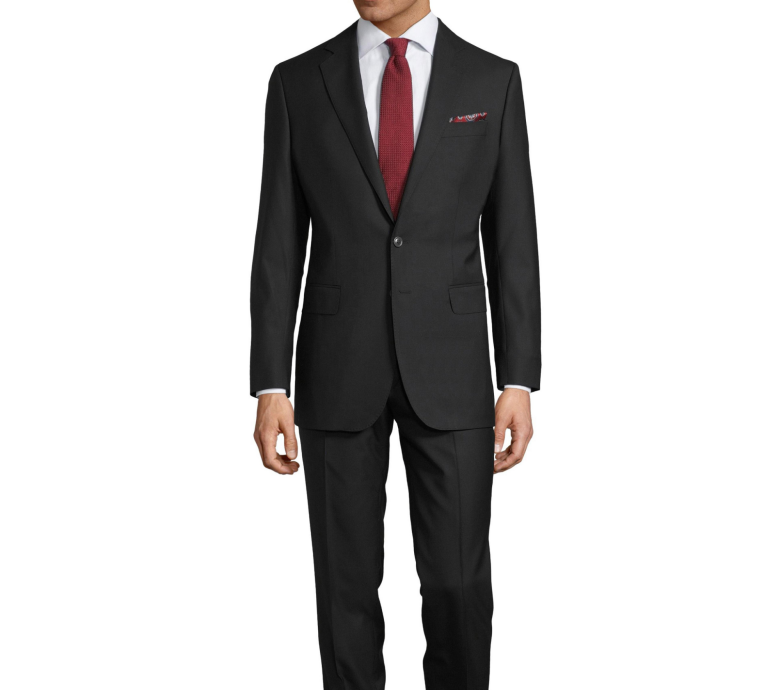 premium black suit by Oliver Wicks