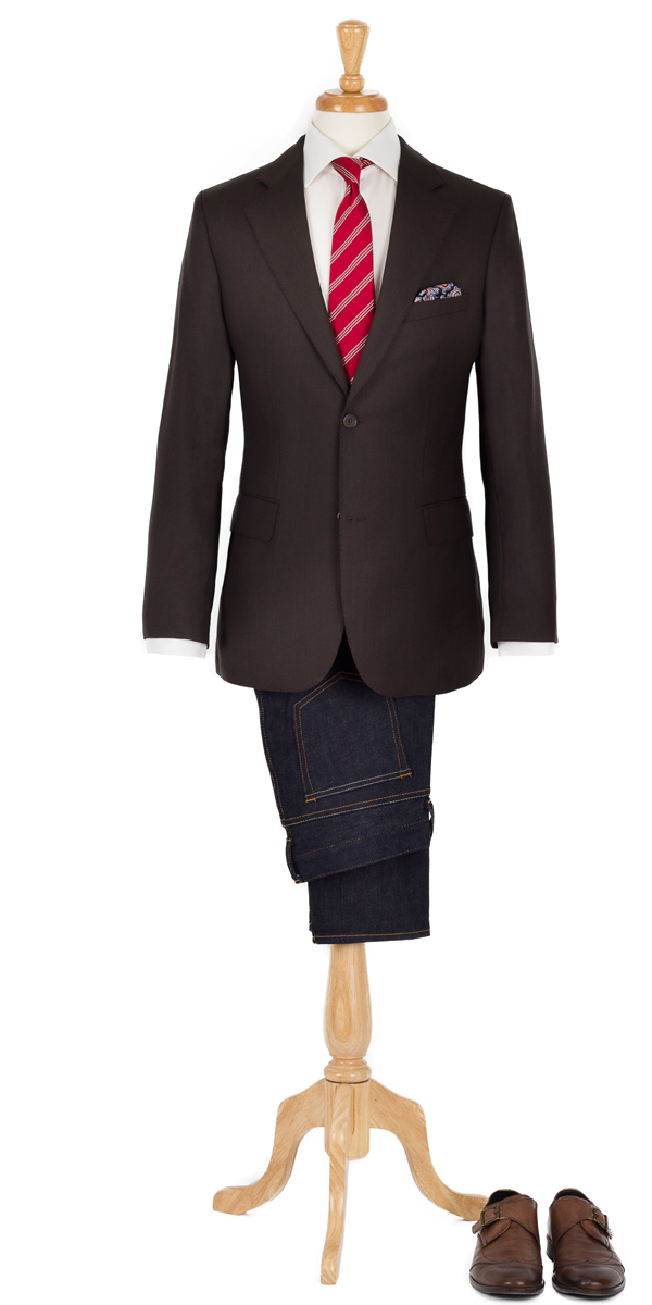 brown sport coat outfit