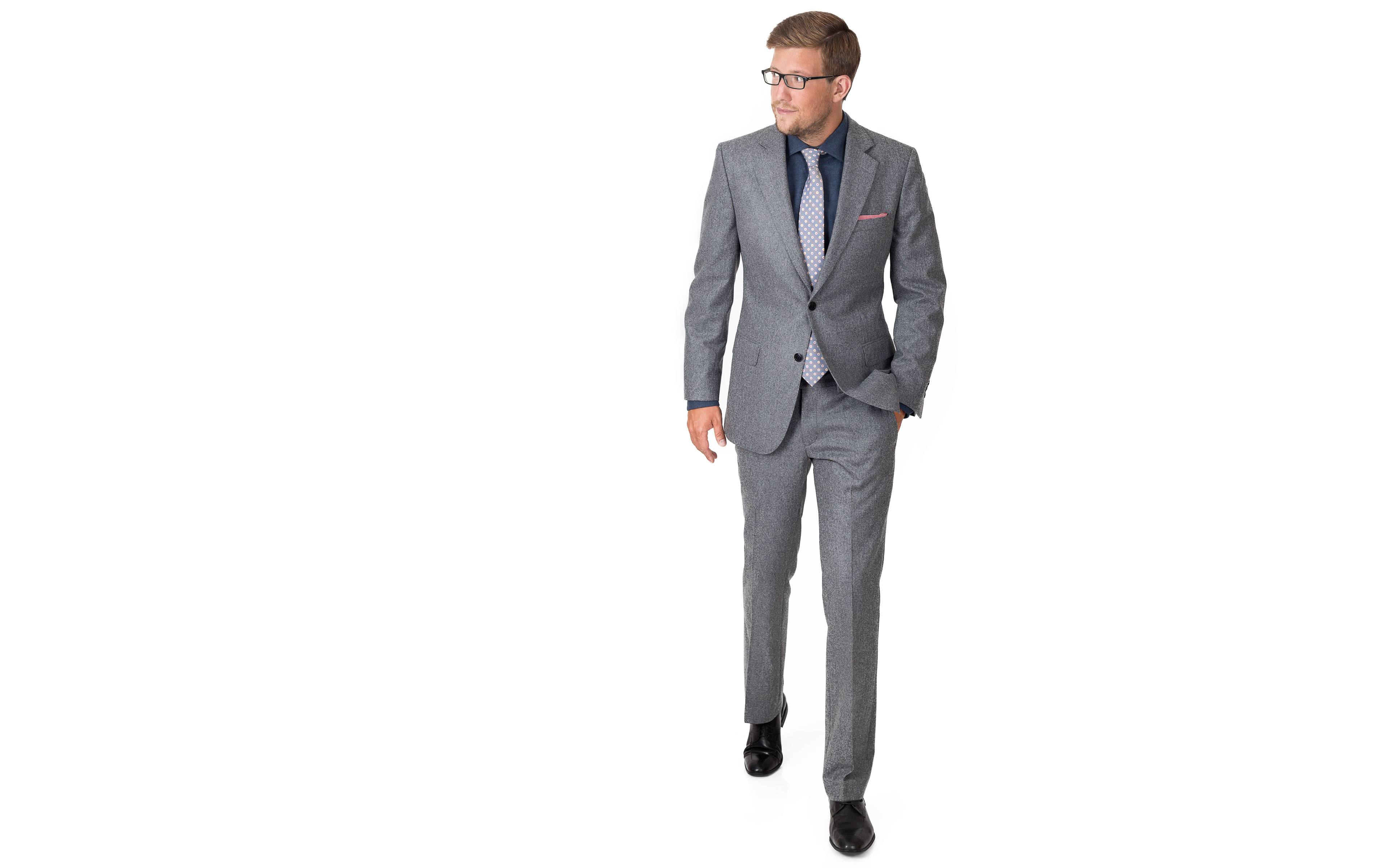 Suit in Grey Flannel