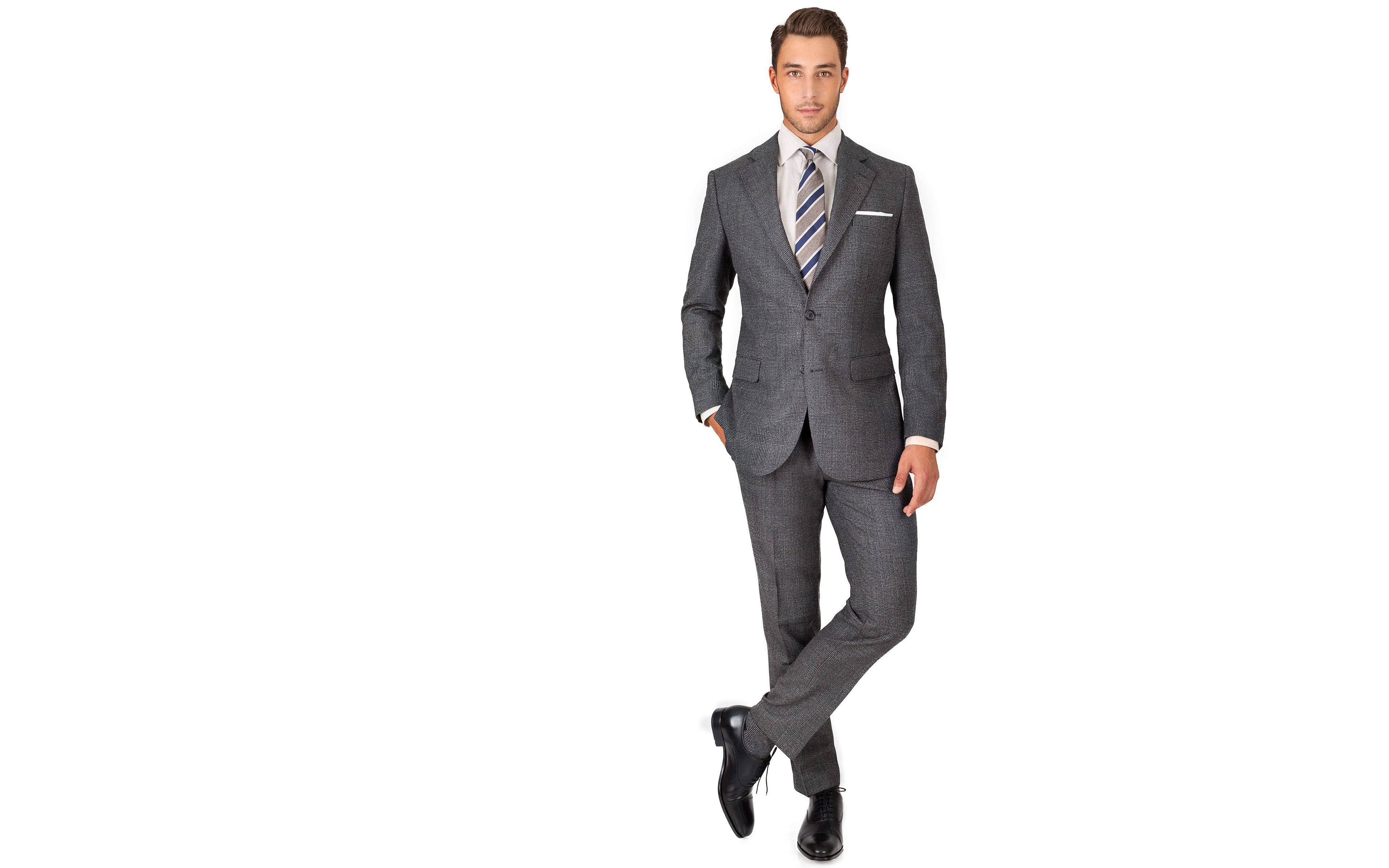 Charcoal Plaid Suit