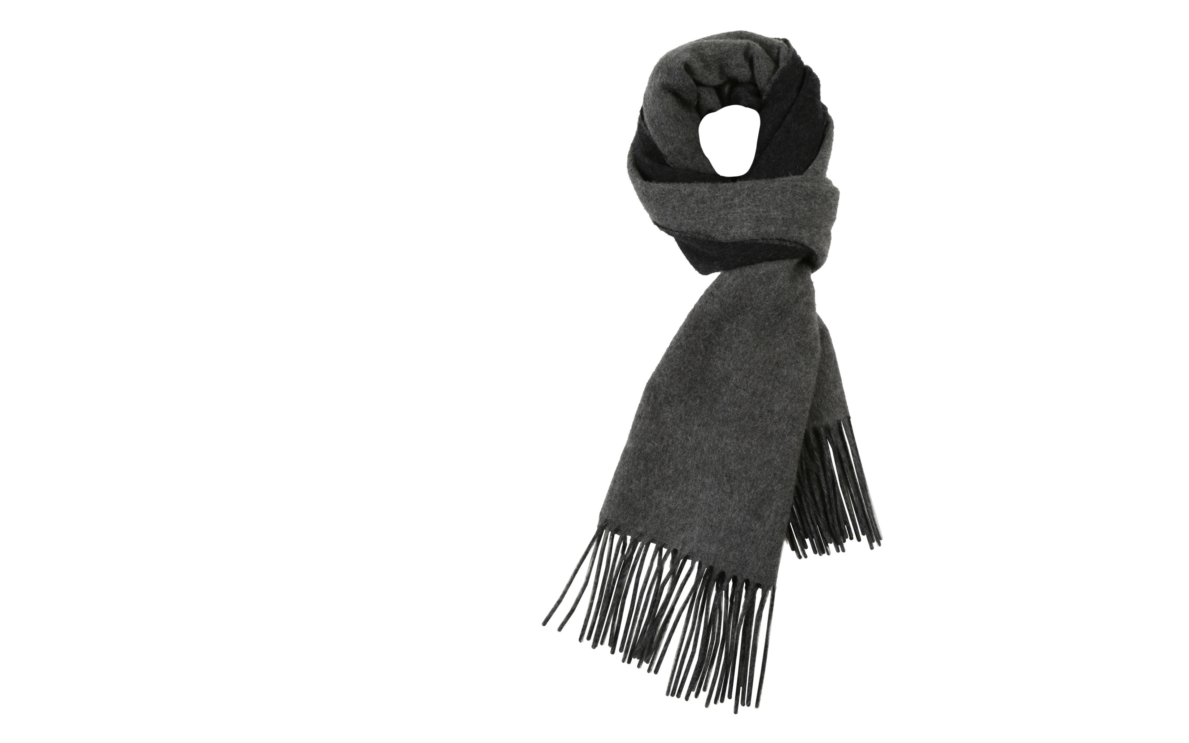 Grey Cashmere scarf