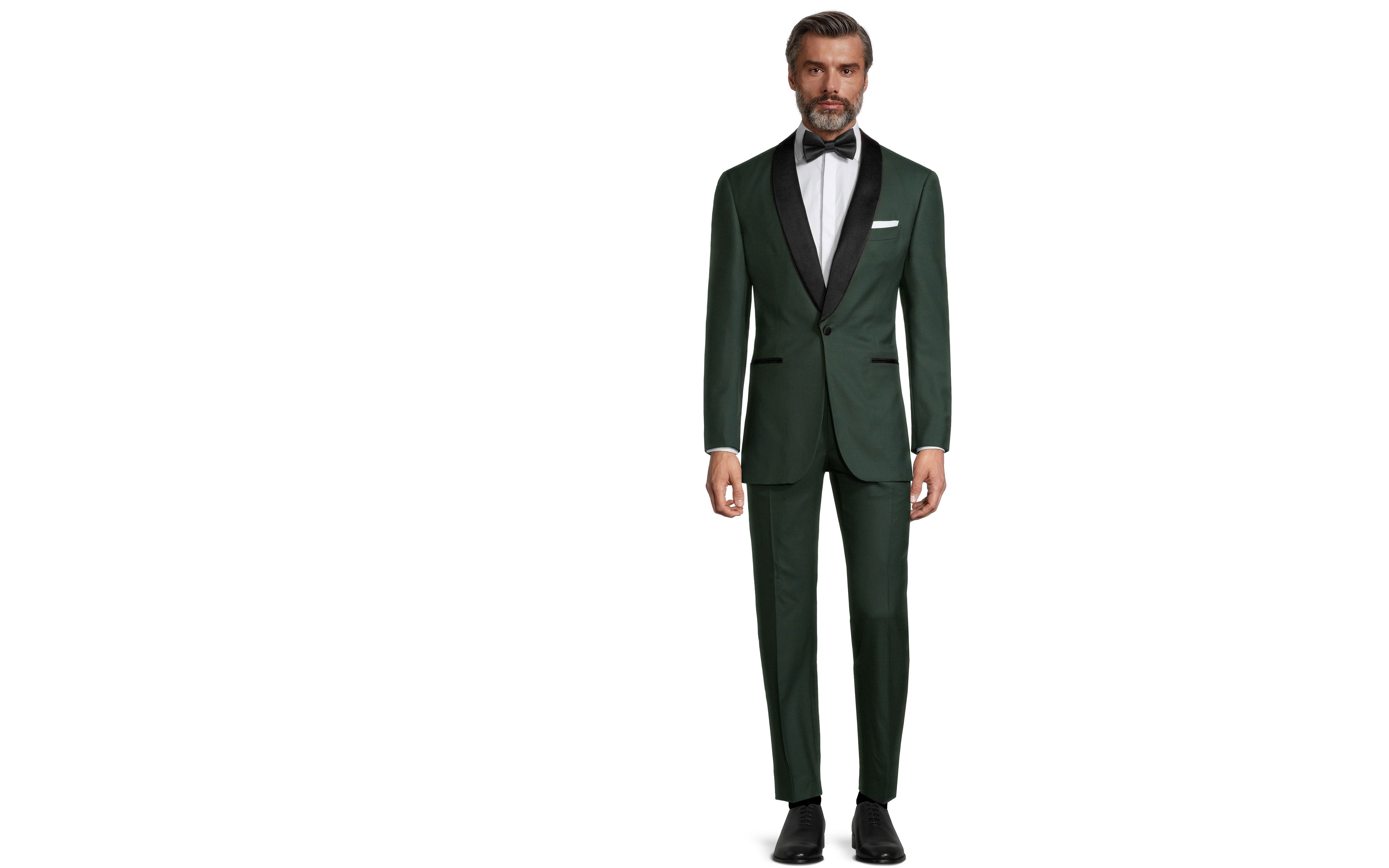 Vendetta Premium Solid Dark Green Tuxedo