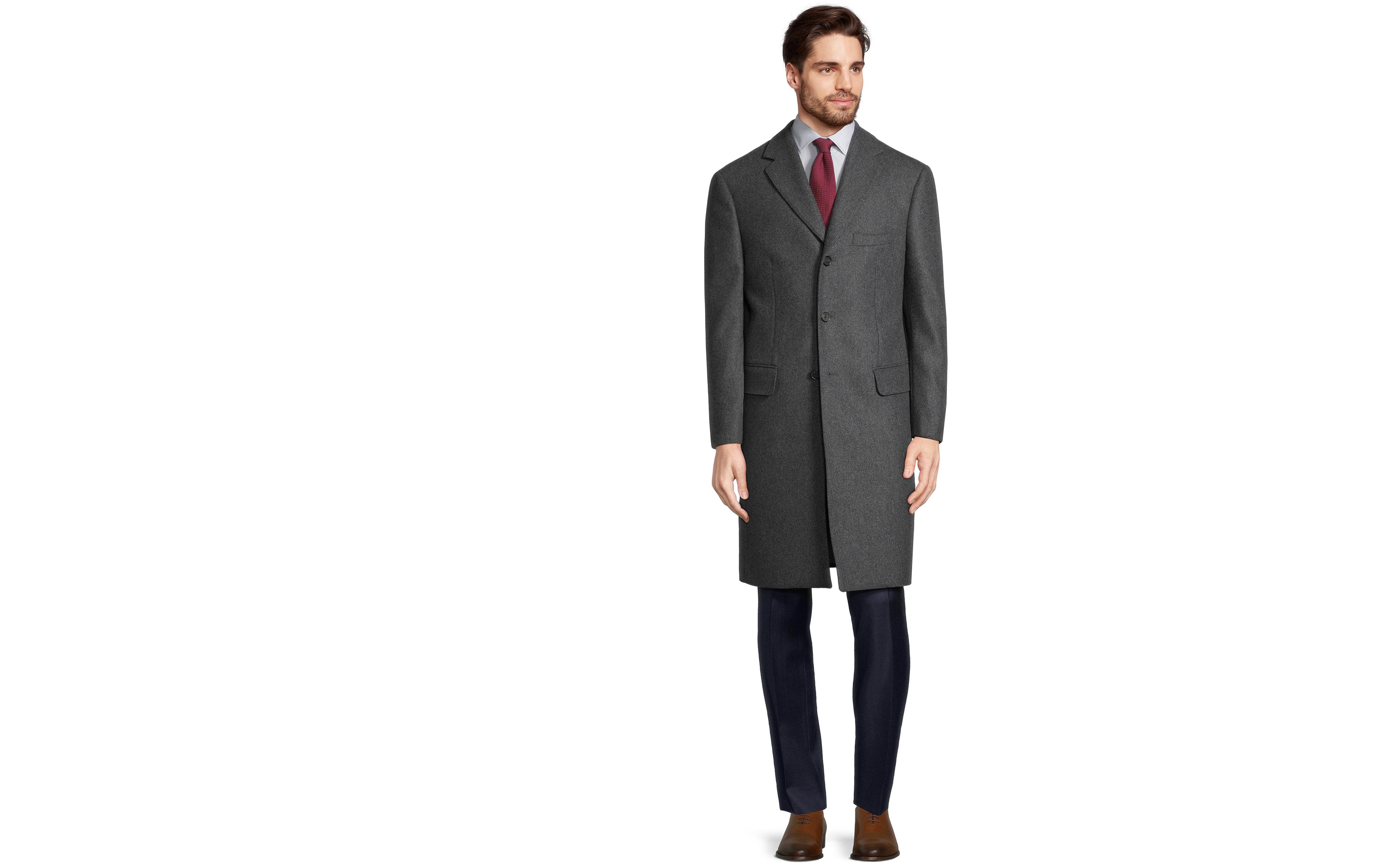 Charcoal Wool Coat