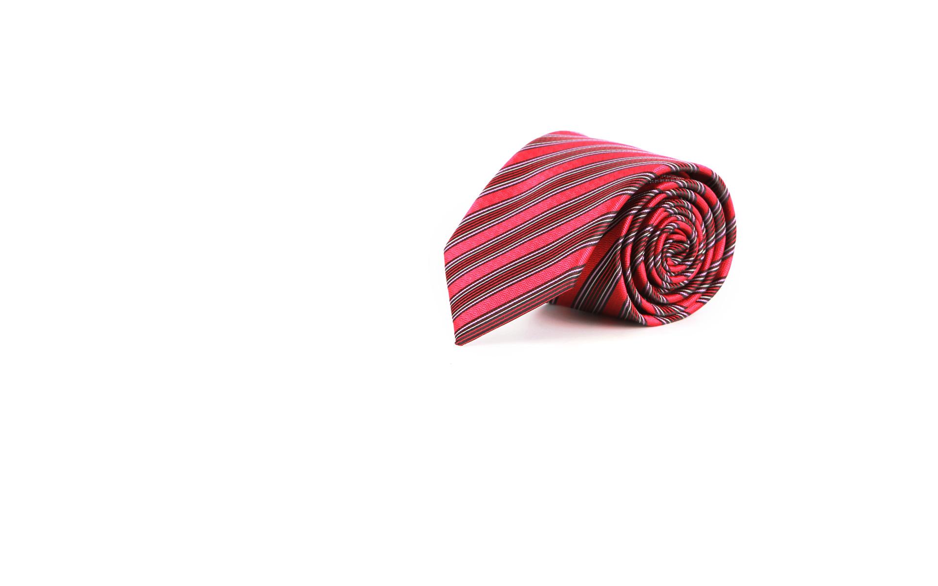 Red Striped Tie