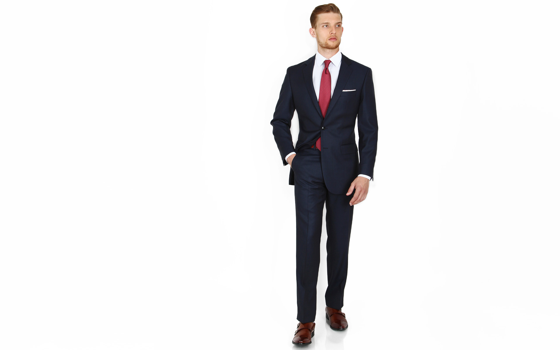 Midnight Blue Pick & Pick Suit