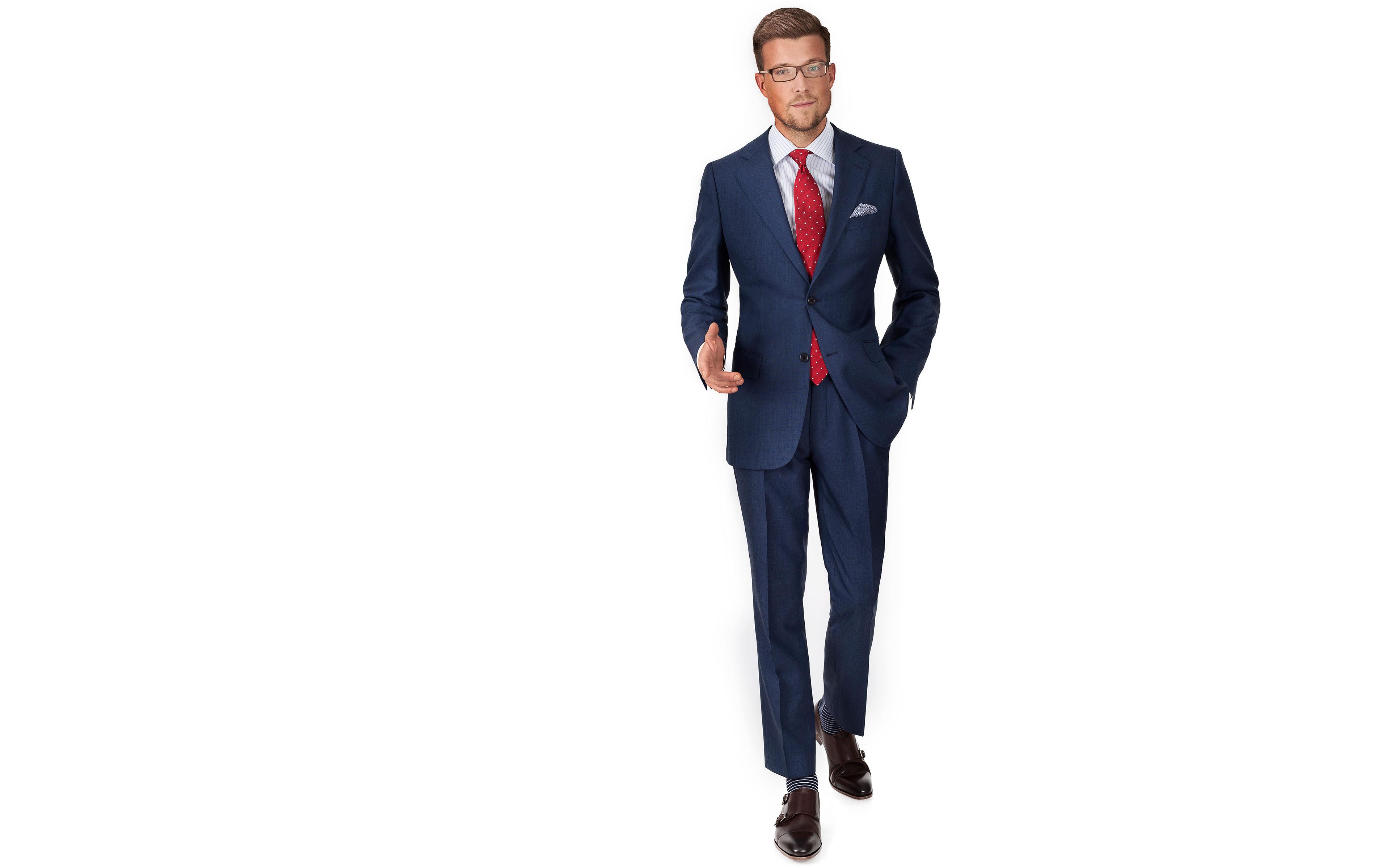 Intense Blue Pick & Pick Suit