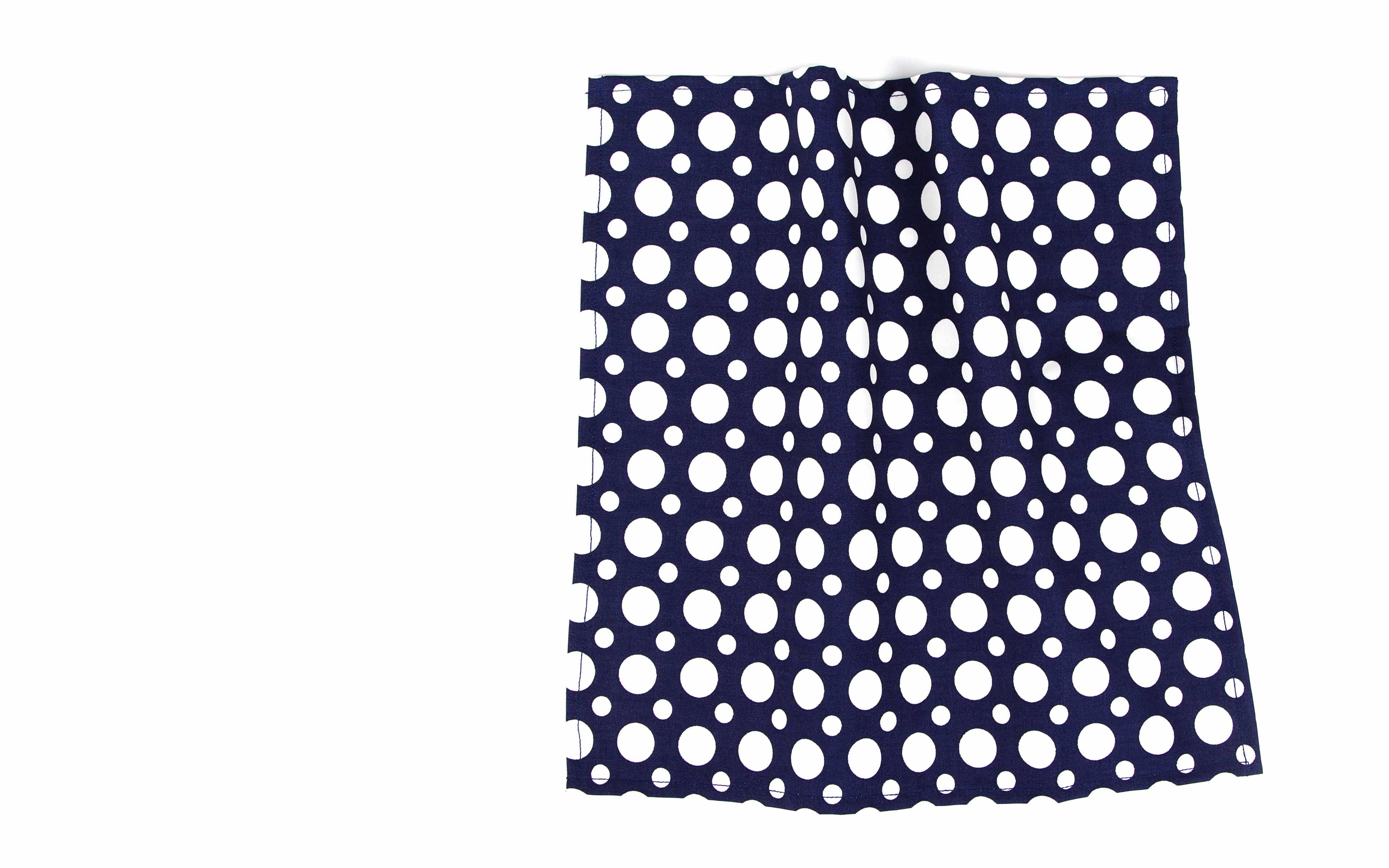 Blue Dots Cotton Pocket Square