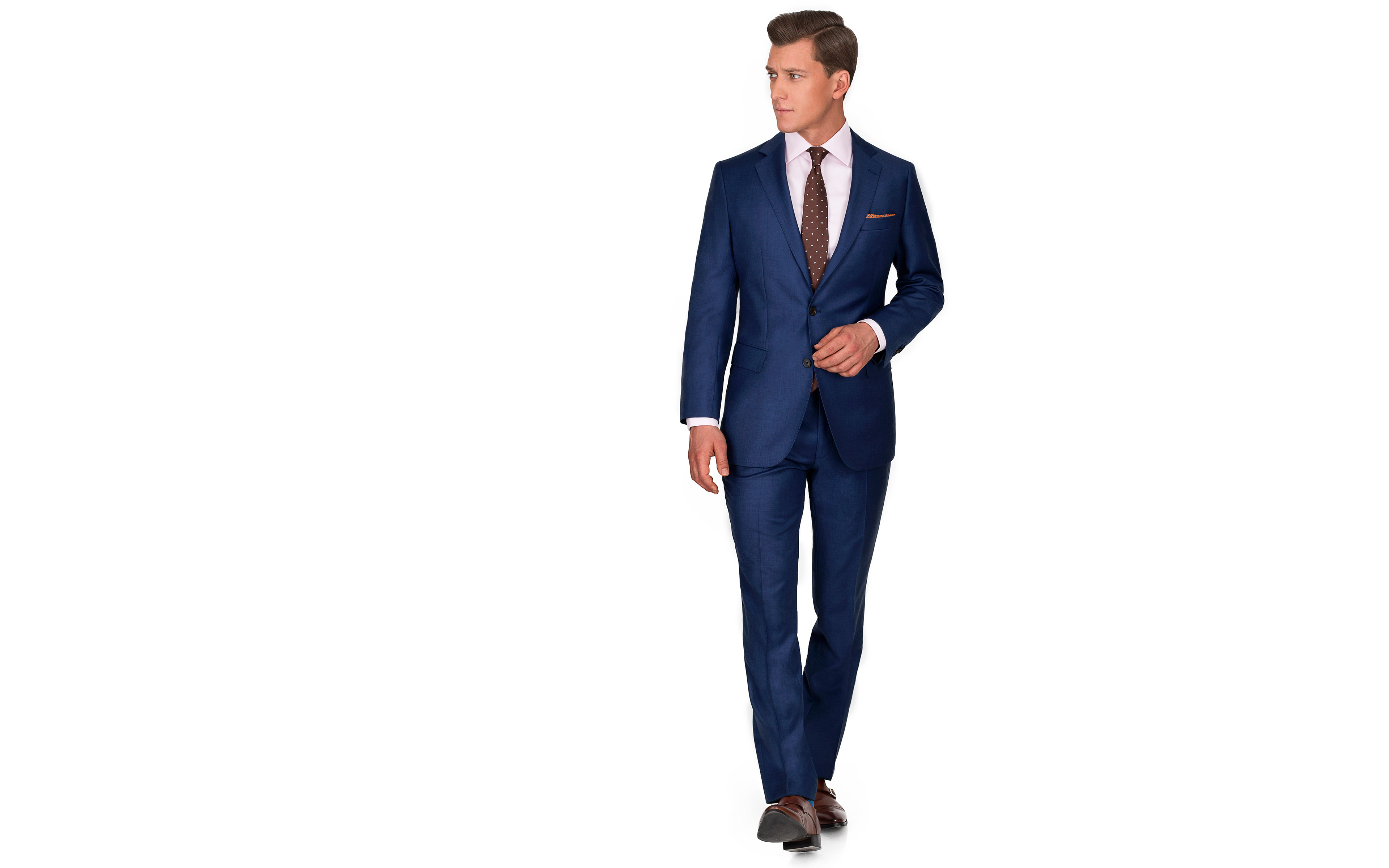 Intense Blue Pick & Pick Suit