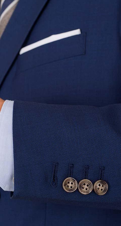 Royal Blue Pick & Pick Suit