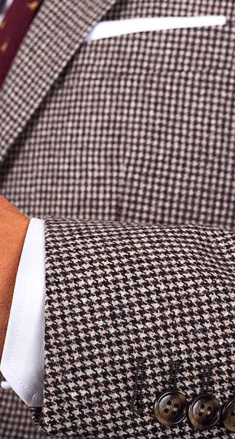 Light Brown Wool & Cashmere Blazer