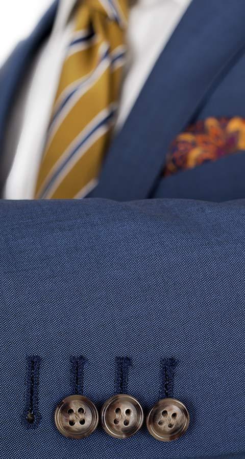 Sky Blue Wool & Mohair Suit