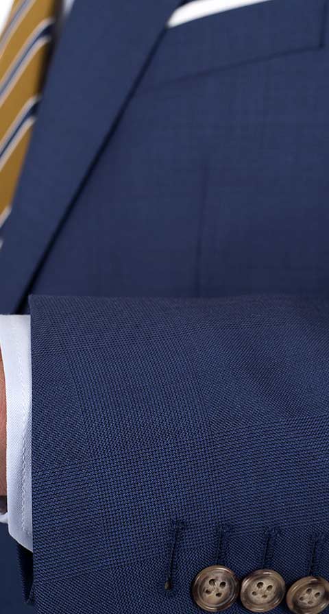 Blue Plaid Suit