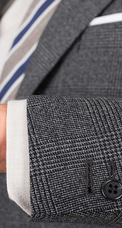 Charcoal Plaid Suit