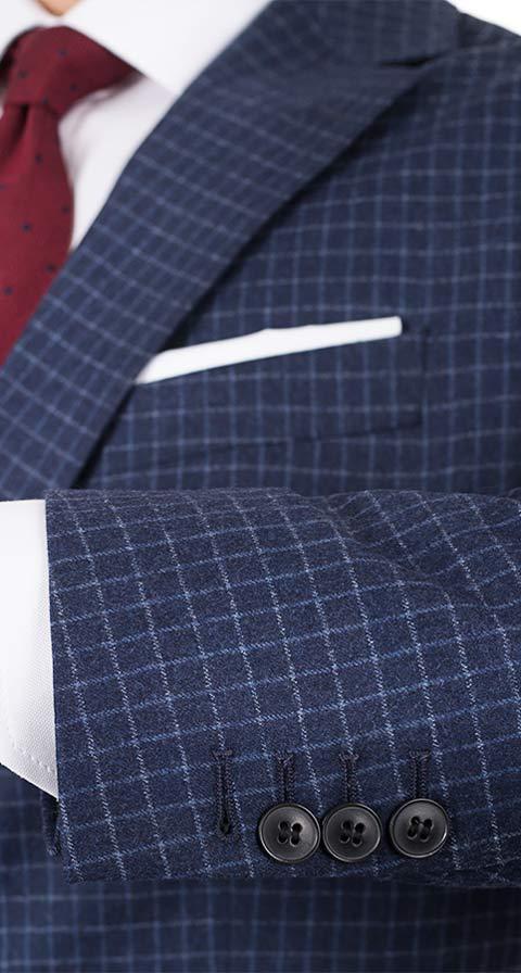 Blue Check Suit