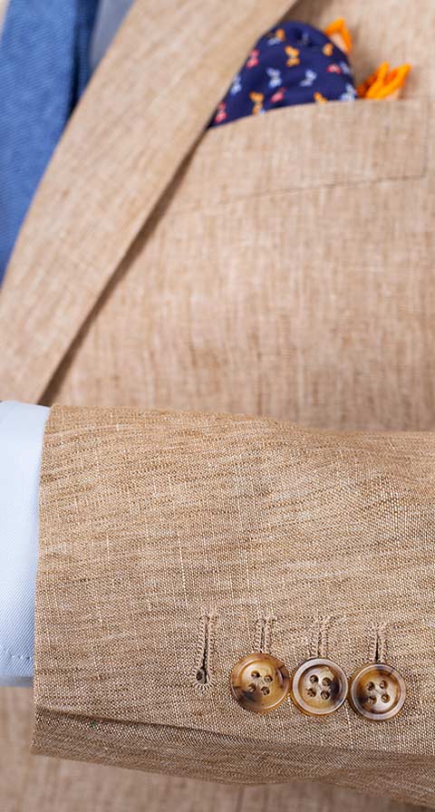 Sand Linen Suit