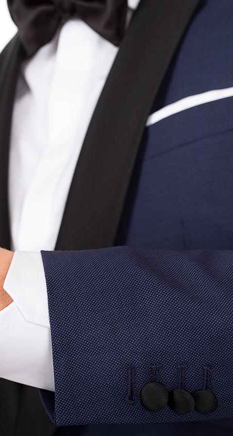 Vendetta Navy Birdseye Tuxedo