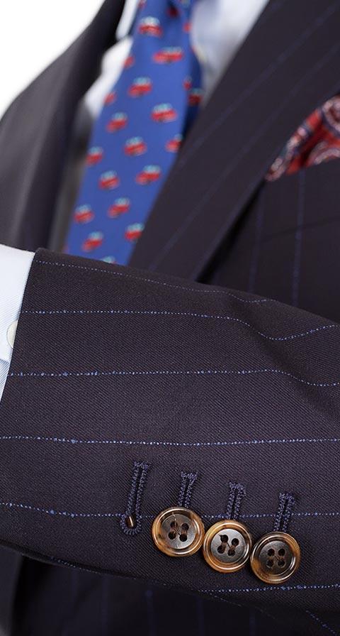 Vendetta Blue Stripe Navy Suit