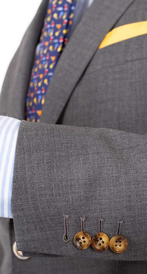Tropical Rustic Grey Suit