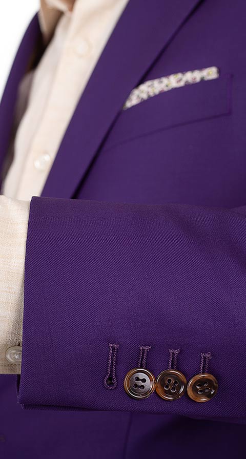 Solid Plum Suit