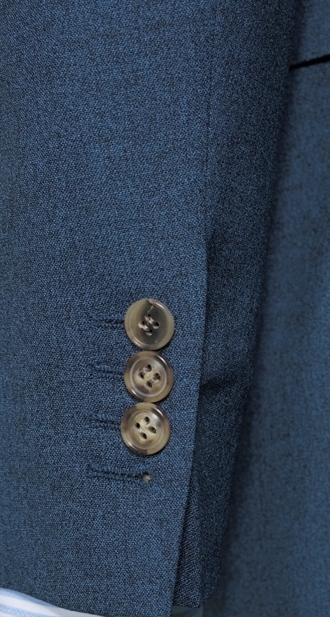 Blue Natural Stretch Suit