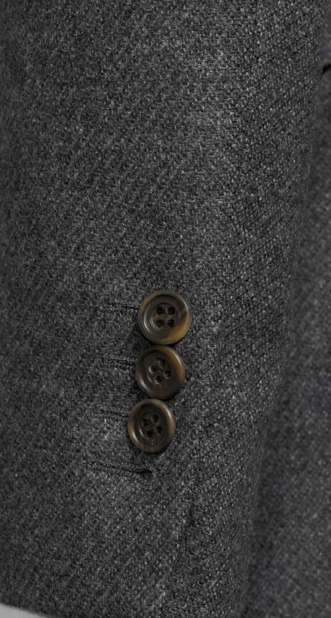 Grey Twill Wool & Cashmere suit