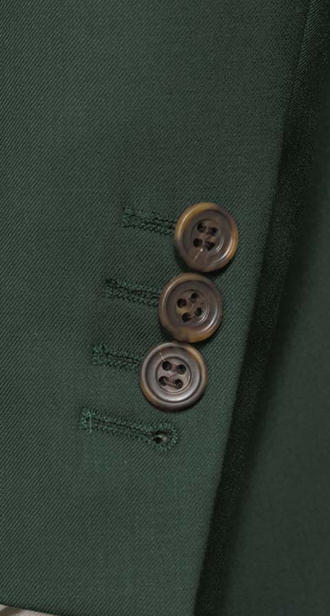 Vendetta Premium Solid Dark Green Suit