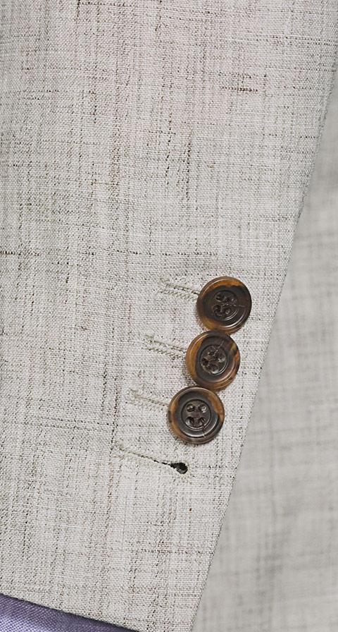 Antique White Linen Suit