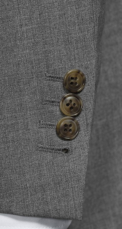 Tropical Chine Ash Grey Suit