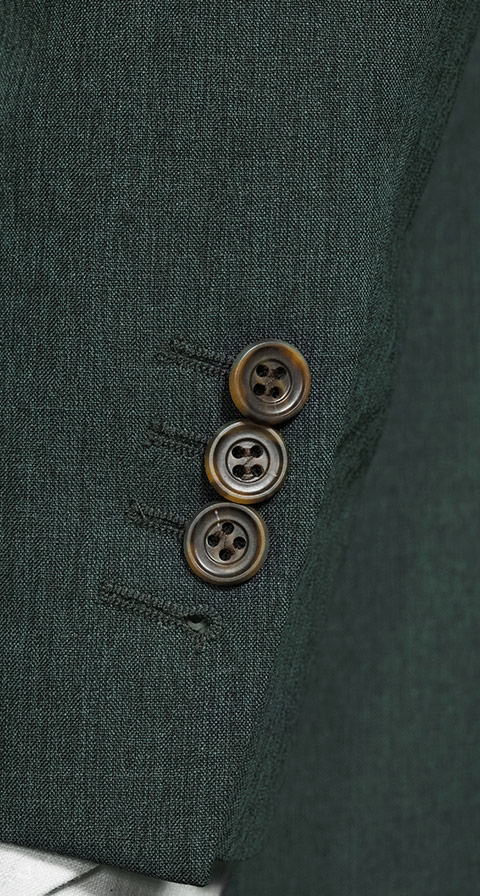 Tropical Chine Dark Green Suit