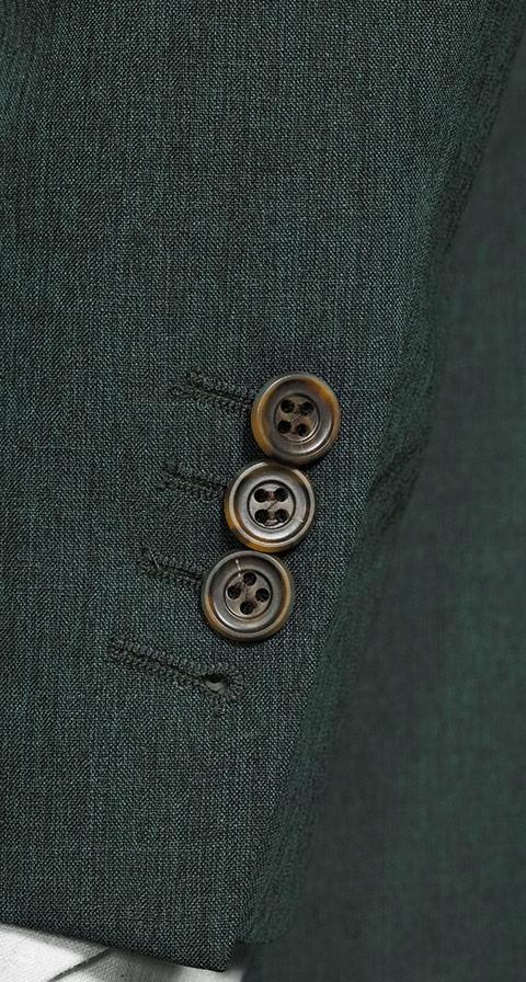 Tropical Chine Dark Green Suit