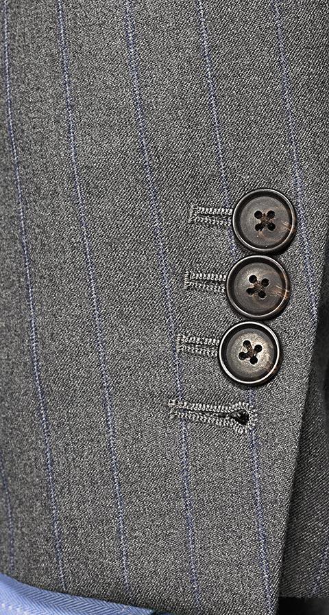 Sartorial Blue Stripe Grey 160s Suit