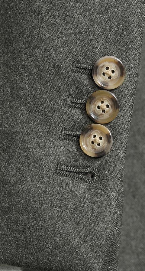 Forest Green Wool Flannel Suit