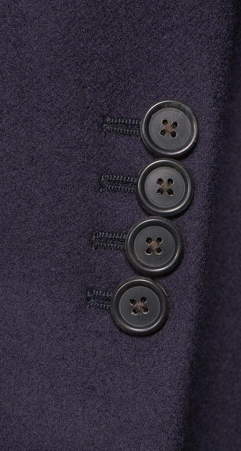 Navy Wool Coat