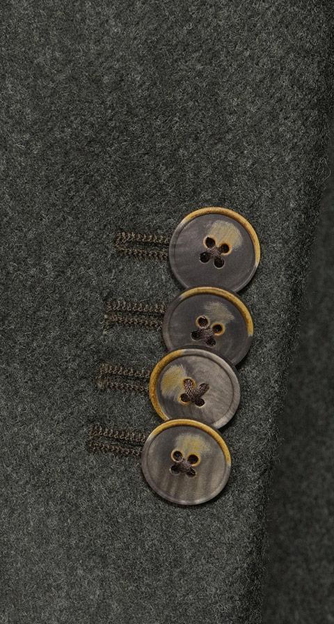 Dark Green Wool Coat