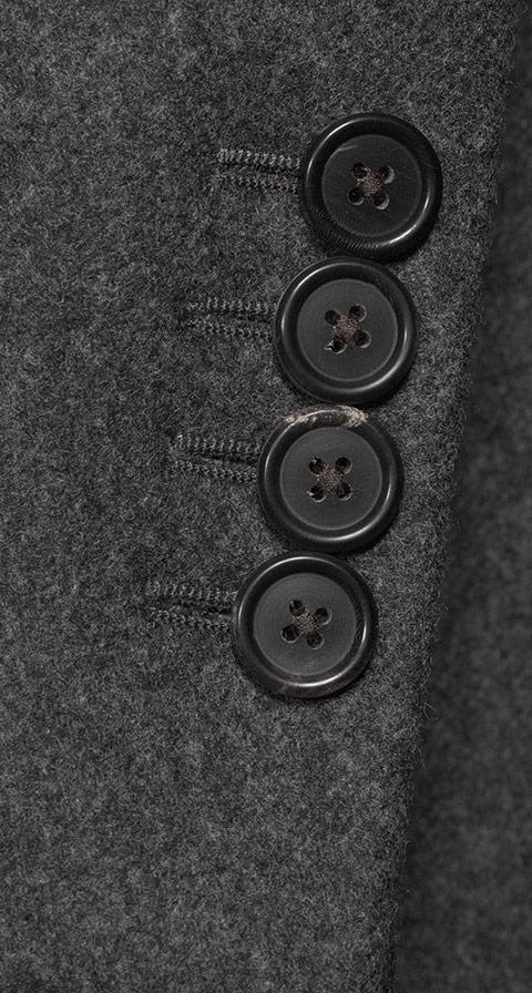 Charcoal Wool Coat