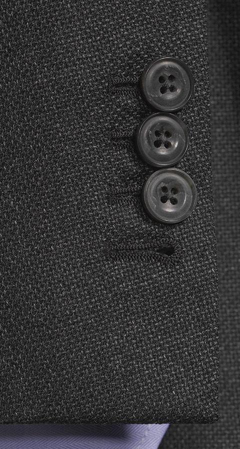 Charcoal Hopsack Blazer