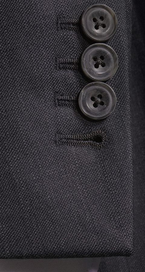 Steel Grey Wool Silk & Cashmere Sharkskin Suit