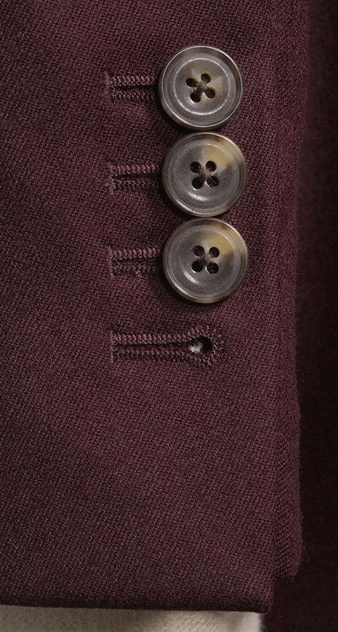Burgundy Flannel Suit