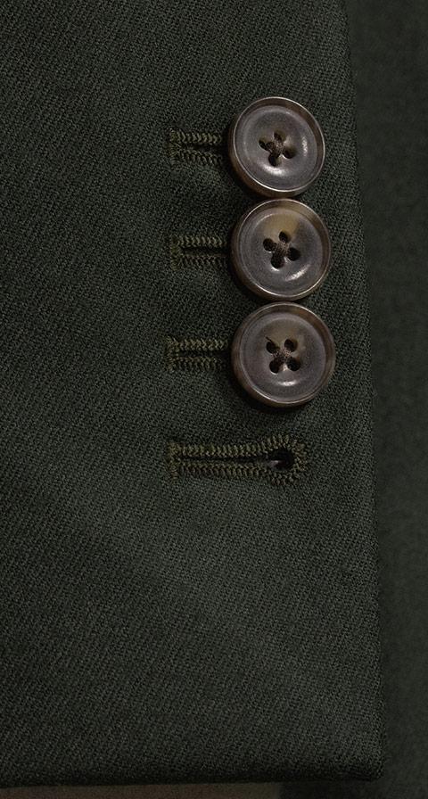 Forest Green Flannel Suit