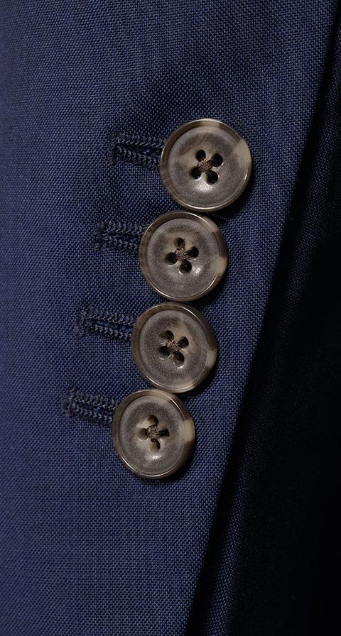 Navy Wool & Mohair Suit