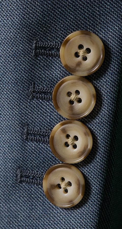 Steel Blue Sharkskin Suit