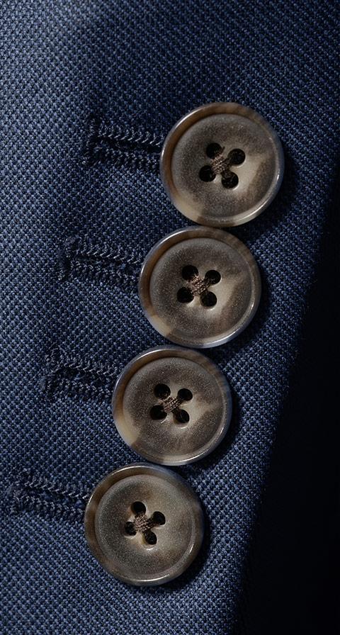 Dark Blue Sharkskin Suit