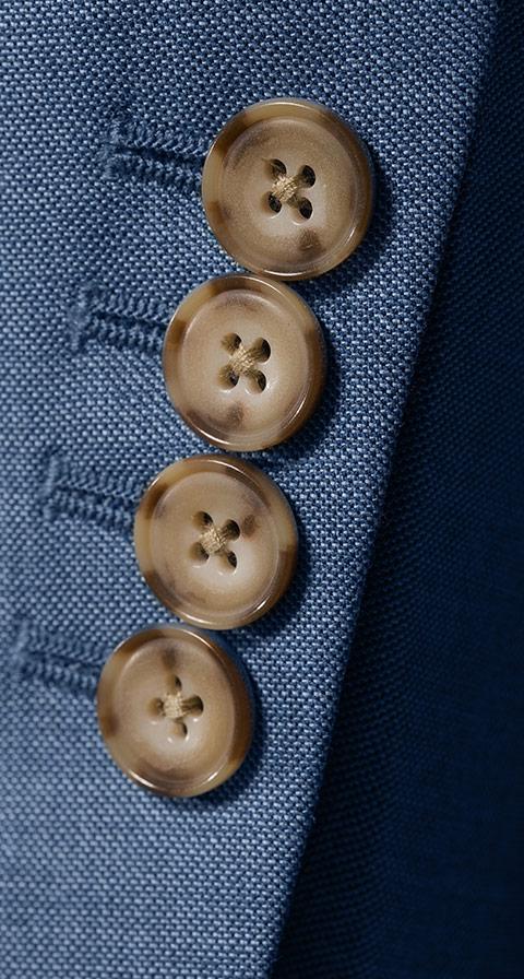 Sky Blue Pick & Pick Natural Bi-Stretch Suit